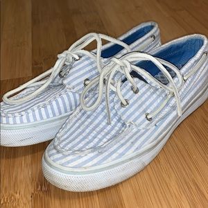 Searsucker Sperry Boat Shoes